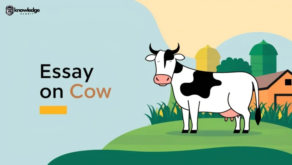 cow essay in english