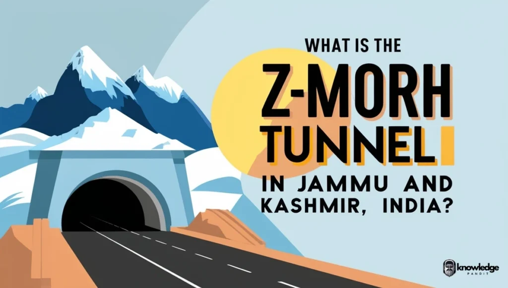 What is the Z-Morh tunnel in Jammu and Kashmir, India?